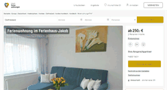 Desktop Screenshot of ferienhaus-jakob.de