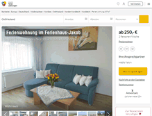 Tablet Screenshot of ferienhaus-jakob.de